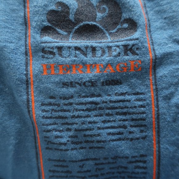 SUNDEK HERITAGE BLUE GRAPHIC T SHIRT SZ XXL* - Picture 8 of 8